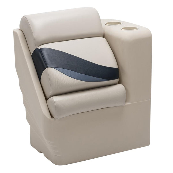 Wise Premier Pontoon Lean Back Recliner, Right, Platinum • Spectra Navy • Cobalt • BM13006R-986