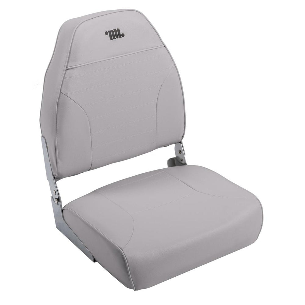 Wise Standard High Back Fishing Seat, Gray • 8WD588PLS-717