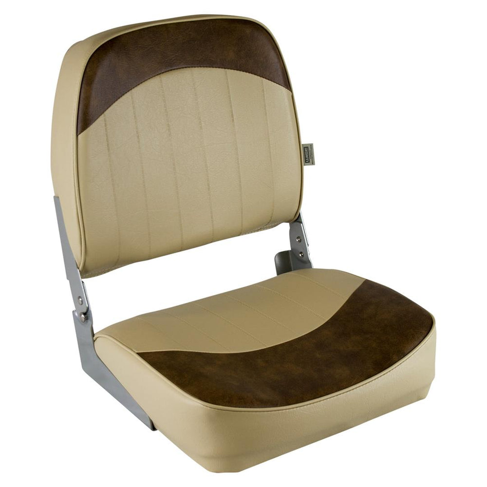 Wise Standard Low Back Fishing Seat, Sand/Brown • 8WD734PLS-662