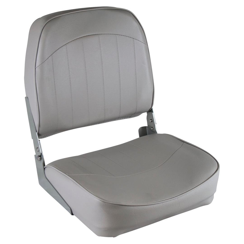 Wise Standard Low Back Fishing Seat, Gray • 8WD734PLS-717