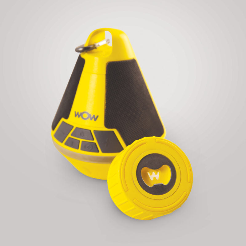 Wow Watersports Yellow Waterproof Bluetooth Speaker • 19-9000
