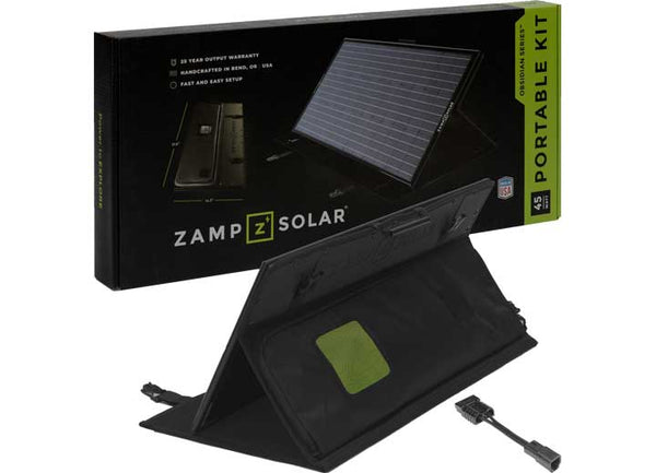 Zamp Solar Obsidian Series 45-Watt Dometic PLB40 Charging Kit • USP3001