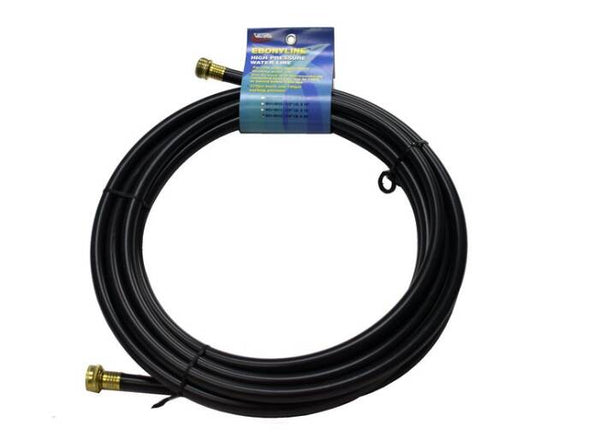 Valterra Ebonyline 1/2" x 25' Black High Pressure Drinking Water Hose  • W01-0012