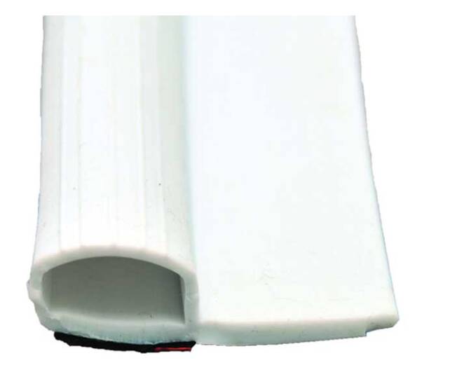 AP Products Economy Rubber Slide Out Seal with Wiper & Tape - 5/8" x 1-15/16" x 35"  • 018-314
