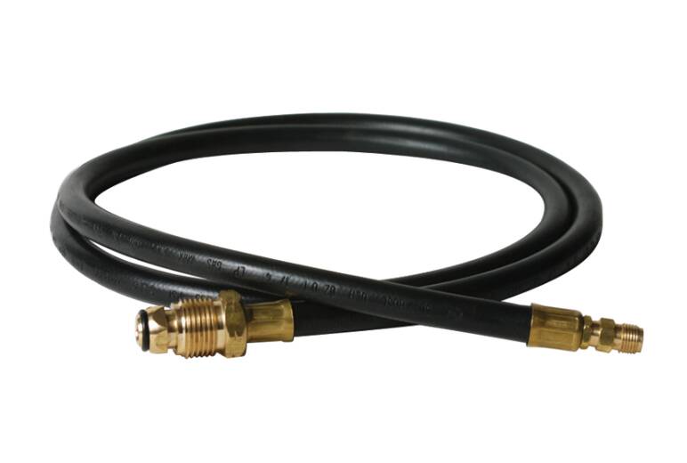 Camco LP Gas Supply Hose 60" (Male Prest-O-Lite to 1/4" Male Inverted Flare)  • 59033