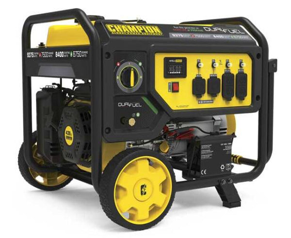 Champion Power Equipment Dual Fuel 7500 Watt Generator With Electric Start  • 201040
