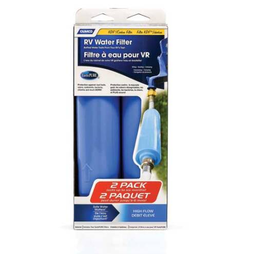 Camco TastePURE KDF 2.5 GPM 2 Pack Water Filters  • 40044