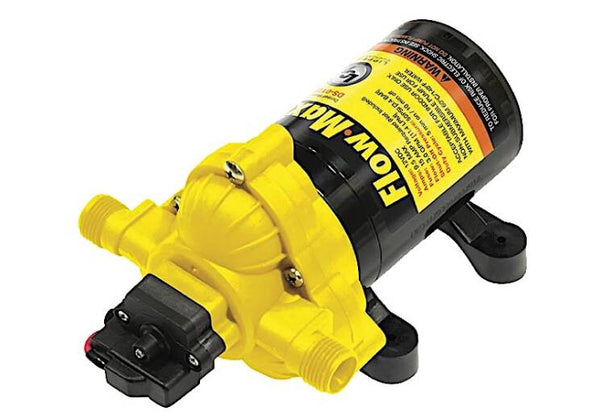 Lippert Flow Max RV Self-Priming Water Pump, 3.3 GPM, 12 VDC  • 689052