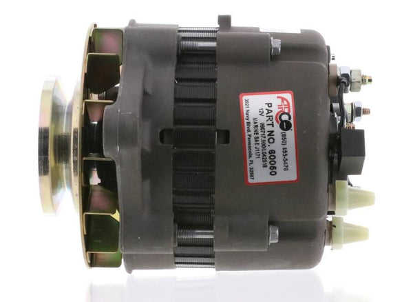 Arco Marine Alternator - Late Model Mercruiser 12V, 55 Amp, Single Groove Pulley  • 60050