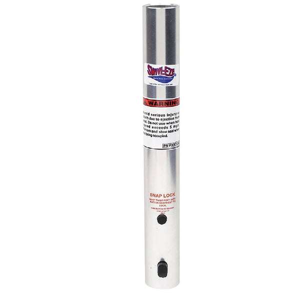 Attwood 13" H x 1-3/4" D Clear Anodized Aluminum Fixed Post  • 29130