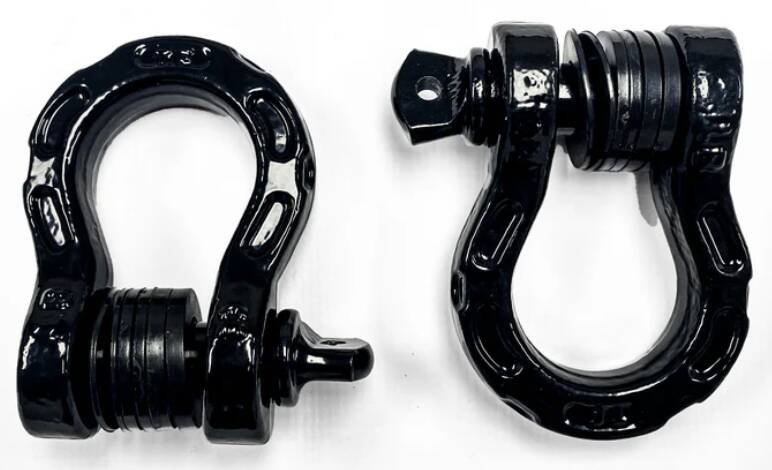 Thumper Fab 3/4" Extreme Shackles, Pair  • TF000005-BK-B