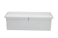 Taylor Made Stow N’ Go Standard Fiberglass Dock Box, Medium, 24"H X 72"W X 23"D, White  • 83552