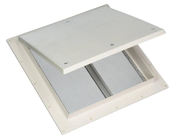 Heng's Mini 9" x 9" Roof Vent with White Manual Lid  • 18511-C1G