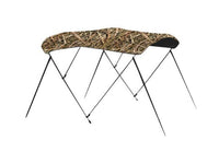 Carver 6' L x 67"-72" W x 54" H Mossy Oak Shadow Grass Polyester Round Tube 3-Bow Ready to Assemble Bimini Top Kit  • C5469UBB-SG