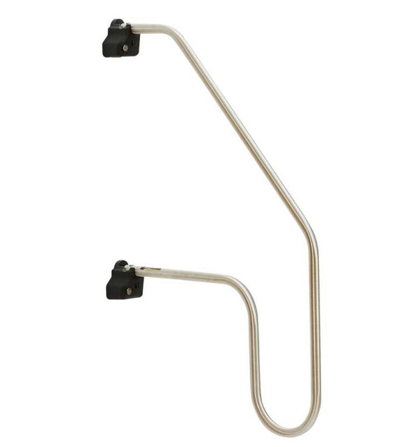 Stromberg Carlson Steel Silver Commercial Entry Step, 39"H x 24"W Hand Rail  • AC-530L