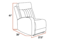 Thomas Payne Seismic Series Grummond RV Theater Seating Right Hand Recliner  • 2020129328