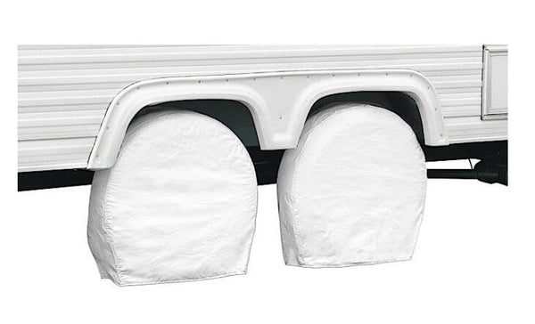 Classic Accessories RV Wheel Covers - 19"-22" - White  • 76220