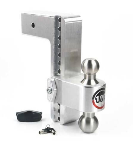 Weigh Safe 180 Degree Turnover Ball 10" Drop Hitch W/ 3" Shank Includes Stainless Steel 2" and 2-5/16" Combo Ball  • LTB10-3