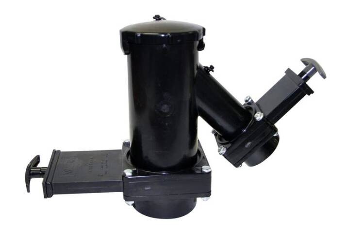 Valterra Wye Rotating Waste Valve 3" Hub x 1-1/2" Hub x 3" Bayonet with Cap  • TR38