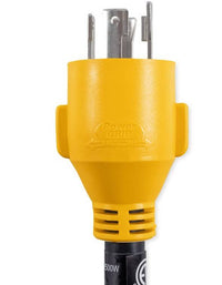 Camco Power Grip 12" Generator Adapter, 30AM / 50AF, 4-Prong, 7500W, 125/250V  • 55422