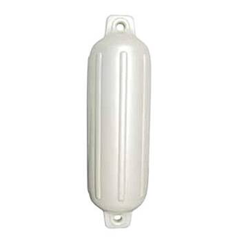Taylor Made Storm Gard 8.5" D x 27" L White Twin Eye Cylindrical Inflatable Fender  • 282600