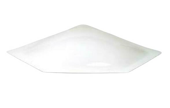 Specialty Recreation 15"W x 34"L White Neo Angle Outer Skylight  • NSL3013W