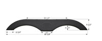 Icon Replacement Tandem Axle RV Fender Skirt - Black  • 01776