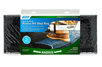 Camco Premium Radius Turf Step Rug , 22" Wide, Black  • 42947