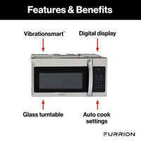 Furrion Over-The-Range Convection RV Microwave Oven - 1.5 cu. ft., Stainless Steel  • 2022007898