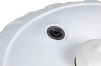 Taylor Made 18" Corner Mount Dock Wheel, White  • 1081