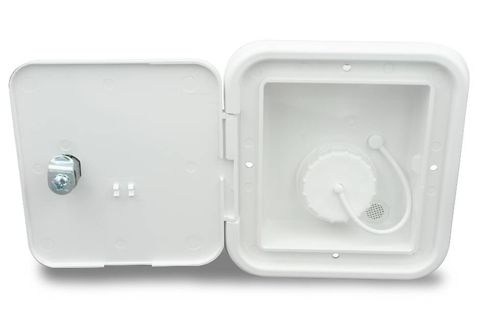 Thetford B&B Molders 4-1/4" Gravity Water Hatch – Polar White  • 94251