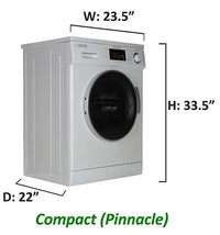 Pinnacle Super Combo RV Washer-Dryer 13 lbs Black  • 18-4400N B