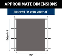SureShade PTX Power Shade - 69" Wide (Grey)  • 2021026260