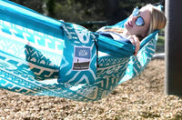 Equip 2 Person Travel Hammock, Blue Tribal  • 971514