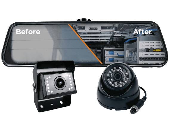 Brandmotion Universal Digital Rearview Mirror and Cargo Vision System  • FVMR-1160