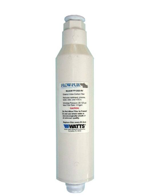 Flow-Pur Exterior Inline Water Filter  • FP12GE-RV