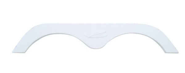 Icon FS775 65"L x 12"H (7-1/2" Arch Heigh) Polar White Tandem Fender Skirt for R-Vision Travel Trailer Model  • 01639