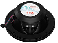 BOSS 6.5" Marine Speakers - Weatherproof, 200 W/Pair, Multi-Color Illumination, 2 Way, Pair  • MRGB65B