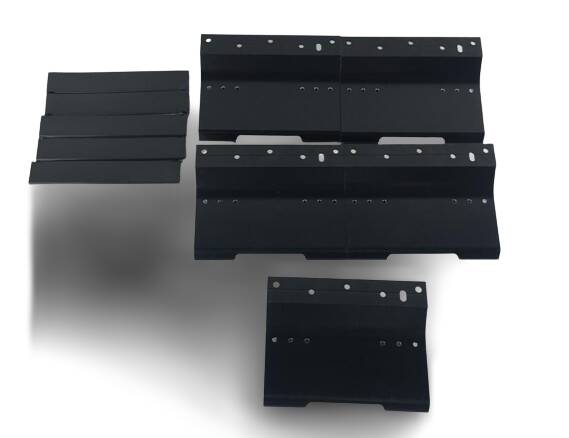 Carefree Ascent XL Slide-Out Awning Mounting Brackets, Black  • KY5563-A