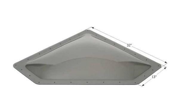 Icon Neo Angle RV Skylight 28" x 10" - Smoke  • 12112