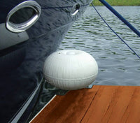 Taylor Made 18" Corner Mount Dock Wheel, White  • 1081