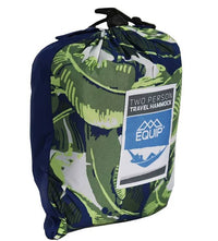 Equip 2 Person Travel Hammock, Navy Palm  • 971864