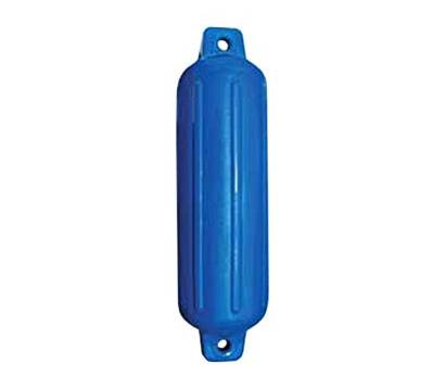 Taylor Made Storm Gard 8.5" D x 27" L Mid Atlantic Blue Twin Eye Cylindrical Inflatable Fender  • 282604