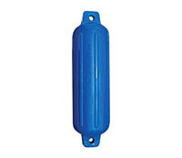 Taylor Made Storm Gard 8.5" D x 27" L Mid Atlantic Blue Twin Eye Cylindrical Inflatable Fender  • 282604
