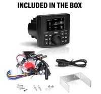 BOSS Audio Systems Marine Gauge Receiver, Weatherproof, 3" LCD  • MGV520B