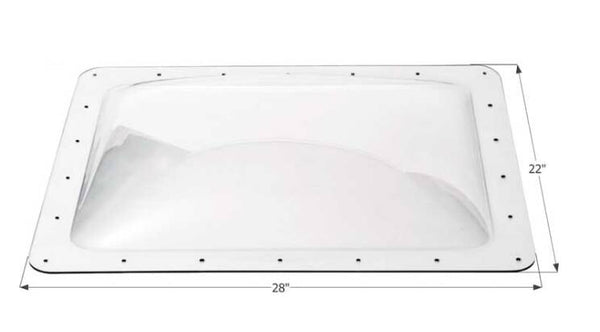 Icon RV Skylight, 24" x 18" - Clear  • 01852