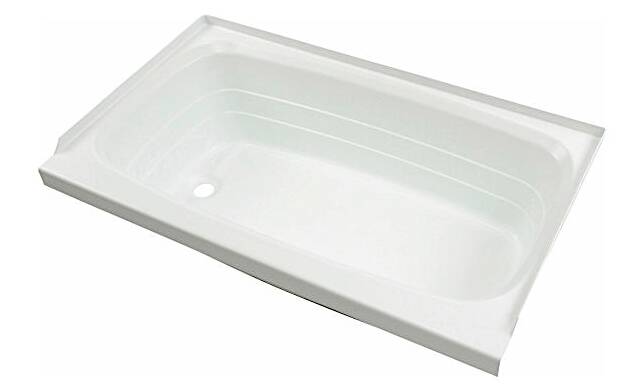 Lippert Bathtub with Left Drain; 24" x 40", White  • 209673