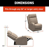Thomas Payne Signature Seismic Series RV Theater Seating Recliner - Right Arm, Dellmead  • 2024044204