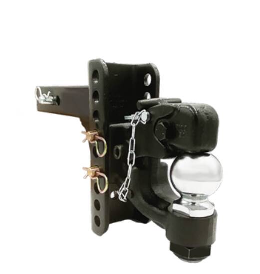 Blue Ox Adjustable Hitch Ball Mount With Pintle Hook, 2" Receiver, 6" Drop/Rise, 13,000 Lbs  • BXH13162