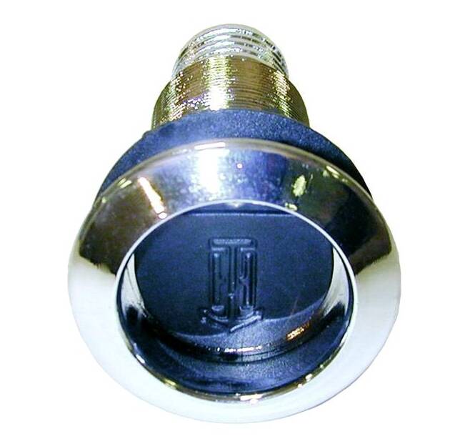 T-H Marine Brite Plateâ„¢ 2-11/64" Hole Straight Plastic Chrome Plated Thru-Hull Fitting for 1-1/2" D Hose  • RFTH-2BCP-DP